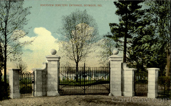 Riverview Cemetery Entrance Seymour Indiana