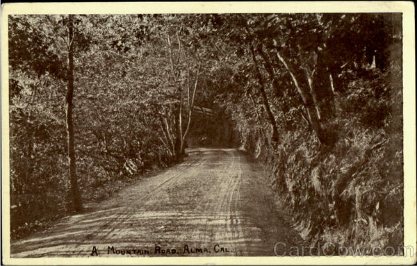 A Mountain Road Alma California