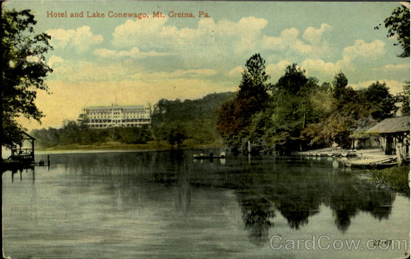 Hotel And Lake Conewago Mount Gretna Pennsylvania