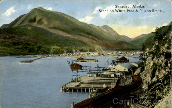 Scene On White Pass & Yukon Route Skagway Alaska