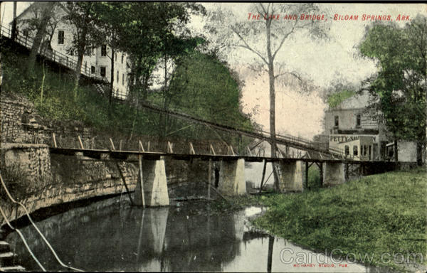The Lake And Bridge Siloam Springs Arkansas