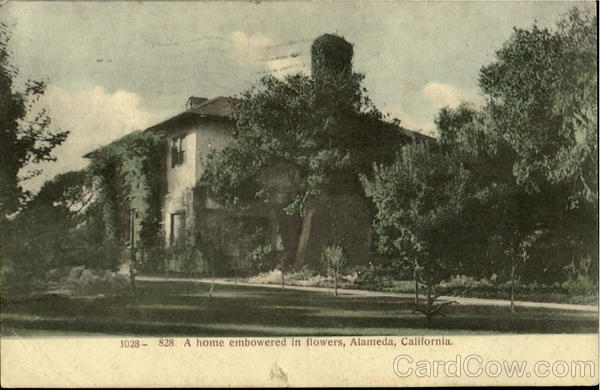 A Home Embowered In Flowers Alameda California