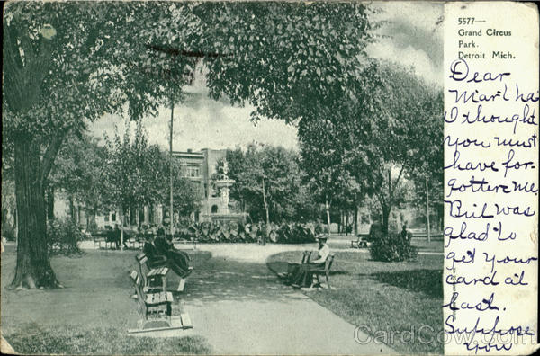 Grand Circus Park Detroit Michigan