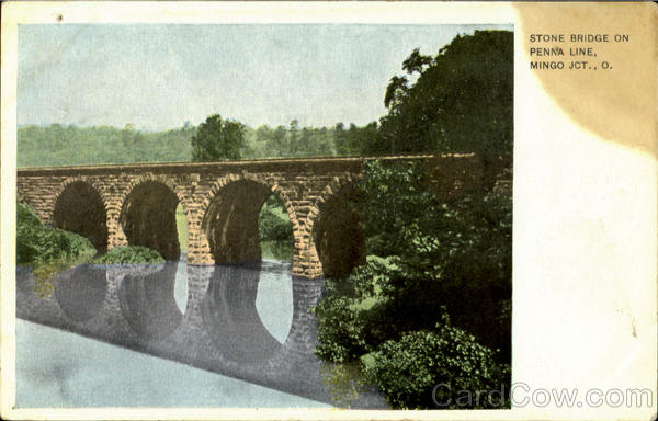 Stone Bridge On Penna Line Mingo Junction Ohio