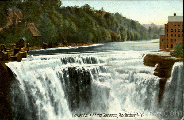 Lower Falls Of The Genesee Rochester New York