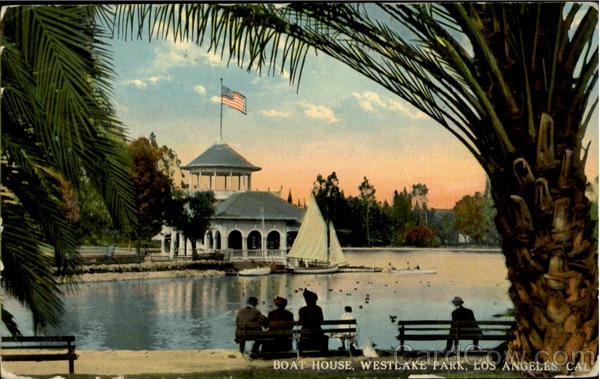 Boat House, Westlake Park Los Angeles California