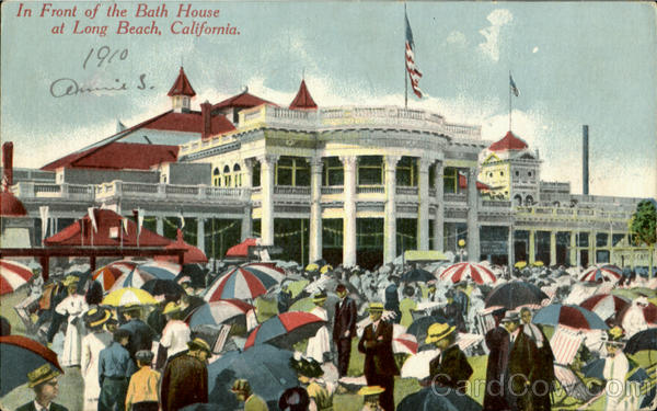 In Front Of The Beach House Long Beach California