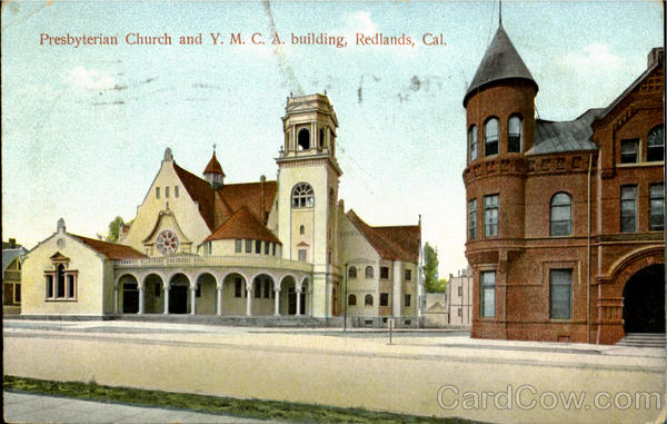 Presbyterian Church & Y.M.C.A. Building Redlands California