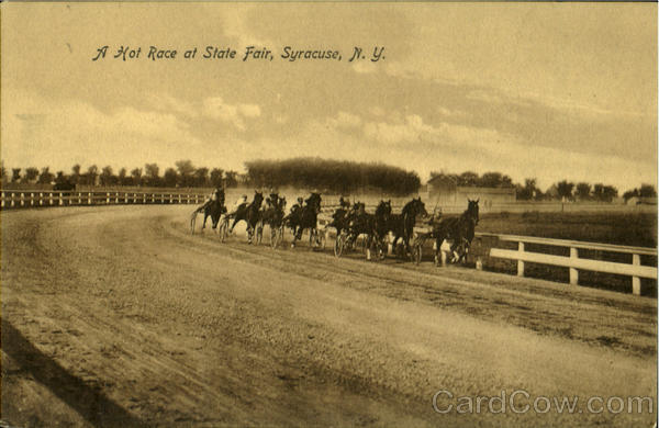 A Hot Race At State Fair Syracuse New York
