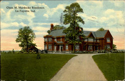 Chass. M. Murdocks Residence Lafayette, IN Postcard Postcard