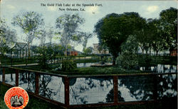 The Gold Fish Lake At The Spanish Fort Postcard