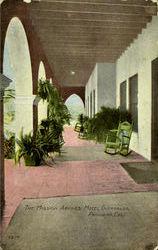The Mission Arches Hotel Guirnalda Postcard