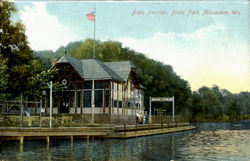 Blatz Pavilion, Blatz Park Postcard