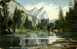 Three Borthers Postcard