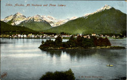 Mt. Vestovia And Three Sisters Sitka, AK Postcard Postcard