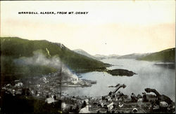 Wrangell from Mt. Dewey Alaska Postcard Postcard