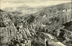 Scene Along The Morenci Southern Ry Arizona Postcard Postcard