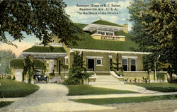 Summer Home Of B.C.Bates Postcard