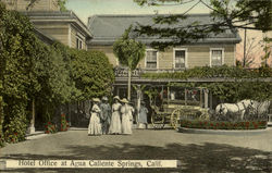 Hotel Office At Agua Caliente Springs Sonoma, CA Postcard Postcard