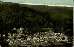 Birdseye View Of Boulder Creek Postcard