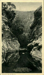The Narrows A Picturesque Sport Tassajara Postcard