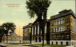 Central High School Postcard