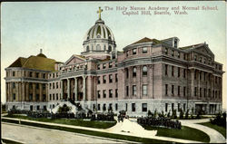He Holy Names Academy And Nomal School Postcard