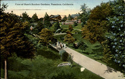 View Of Busch Sunken Gardens Postcard