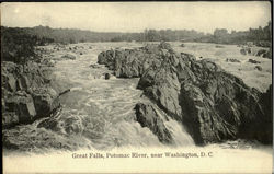 Great Falls Potomac River Postcard