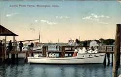 Lord'S Point Ferry Stonington, CT Postcard Postcard