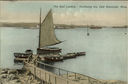 The Boat Landing - Hawthorne Inn Postcard