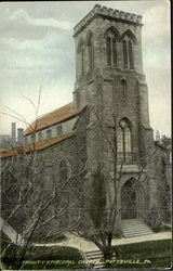 Trinity Episcopal Church Pottsville, PA Postcard Postcard