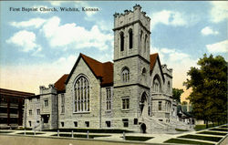 First Baptist Church Postcard