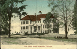 Public School Sebastopol, CA Postcard Postcard