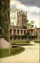 From The Campus Towards Hutchinson Commons And Tower, University Of Chicago Illinois Postcard Postcard