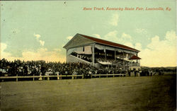 Race Track Kentucky State Fair Postcard