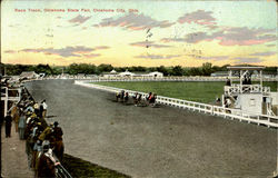 Race Track, Oklahome State Fair Postcard