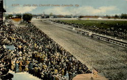 Derby Day Churchill Downs Louisville, KY Postcard Postcard