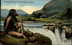 Tumwater Falls,Columbia River Oregon Postcard Postcard