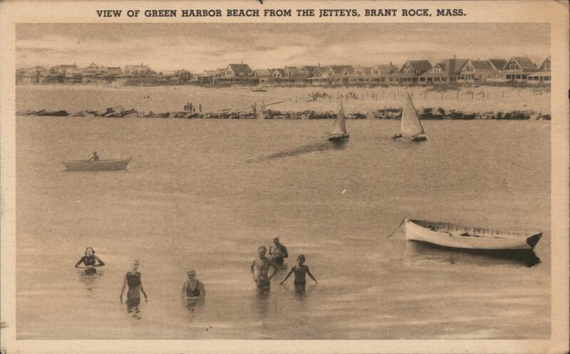 Green Harbor Beach from the Jetties Brant Rock Massachusetts