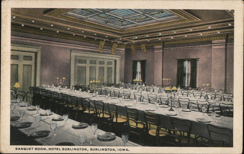 Banquet Room, Hotel Burlington Iowa