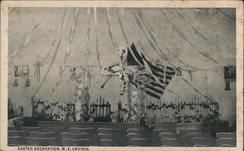 Easter Decoration, M. E. Church Churches