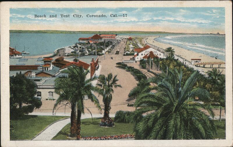 Beach and Tent City Coronado California