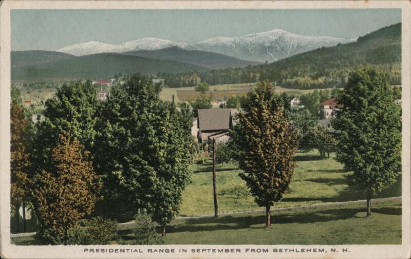 Presidential Range in September Bethlehem New Hampshire