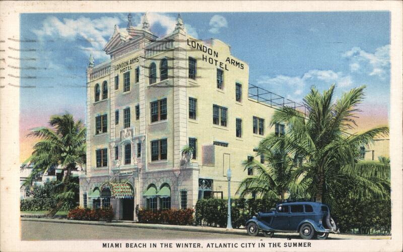 London Arms Hotel, Miami Beach Florida