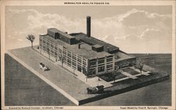 Bernhalter Health Foods Co. Building Postcard