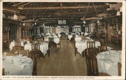 The Dining Room, El Tovar Hotel Postcard