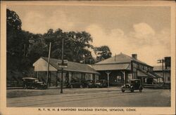 NYNH & Hartford Railroad Station Postcard