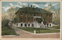McPherson Hospital McPherson KS Postcard