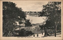 Vista from the Mountains, Rockport Postcard